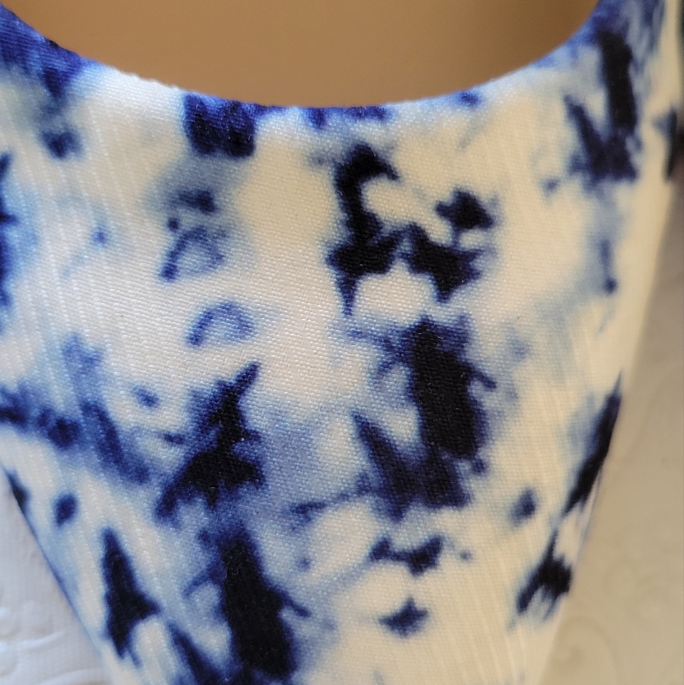 Kelly & Katie NEW Blue Tie Dye Pointed Toe Misha Classic Pumps Heels Size 10M - Picture 3 of 11